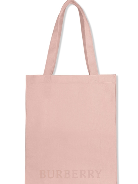 Burberry Handbags - Burberry Light Pink Canvas Tote with Dual Straps